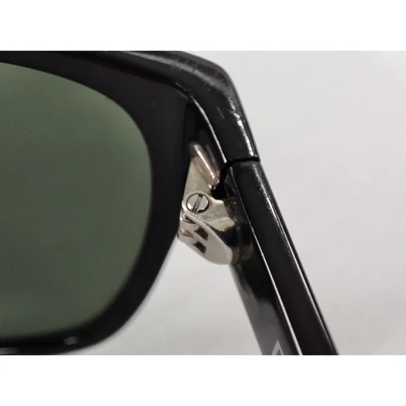 OTIS Elsewhere Sunglasses Black Frames Mineral Glass Lenses Polarized Grey